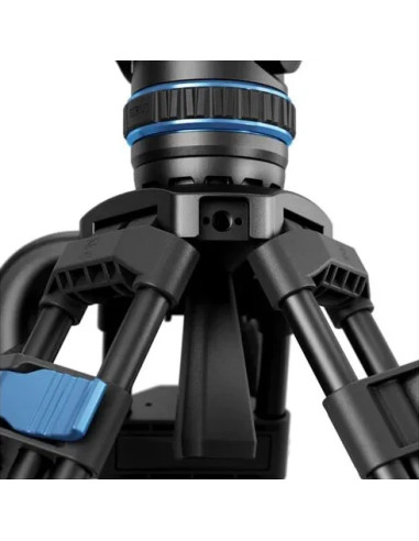 SQ75A+S5 Treppiede Video in Alluminio con Testa Fluida S5
