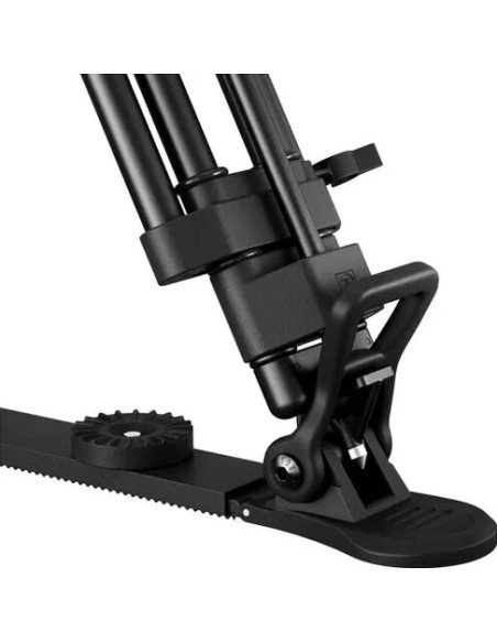 SQ75A+S5 Treppiede Video in Alluminio con Testa Fluida S5