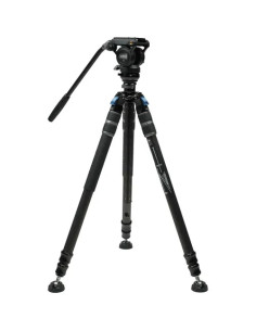 SIRUI TREPPIEDE VIDEO IN CARBONIO SVS60 CON TWIST LOCK RAPIDO CON TESTA VIDEO S3