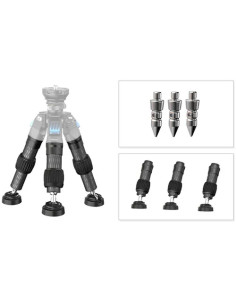 SIRUI TREPPIEDE CON 3 TUBI MINI IN CARBONIO PER TREPPIEDE SVS60