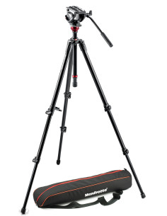 MANFROTTO MVH500AH, 755XBK KIT TESTA + TREPPEDE VIDEO