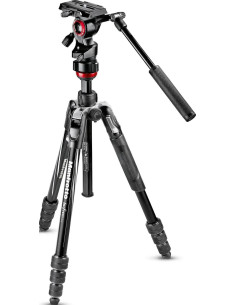 MANFROTTO MVKBFRT-LIVE, BEFREE LIVE, ADV NERO ALLUMINIO TWIST TESTA VIDEO 2