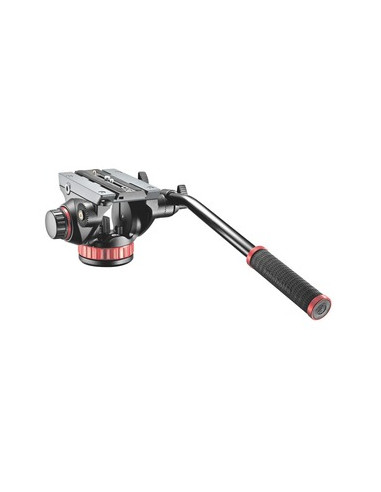 Testa video con base piatta con una leva fissa