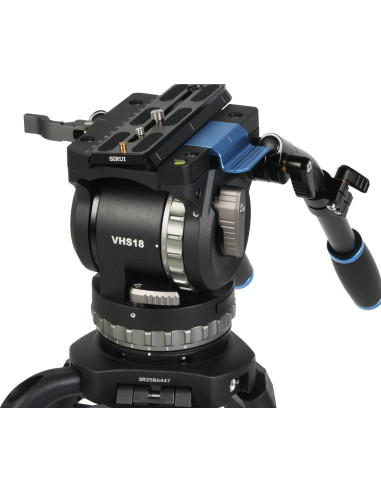 SIRUI TESTA VHS18 CON SEMISFERA DA 100MM FLUIDA PROFESSIONALE