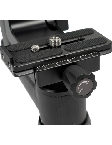 Testa Gimbal PH-10 in Fibra di Carbonio e Alluminio