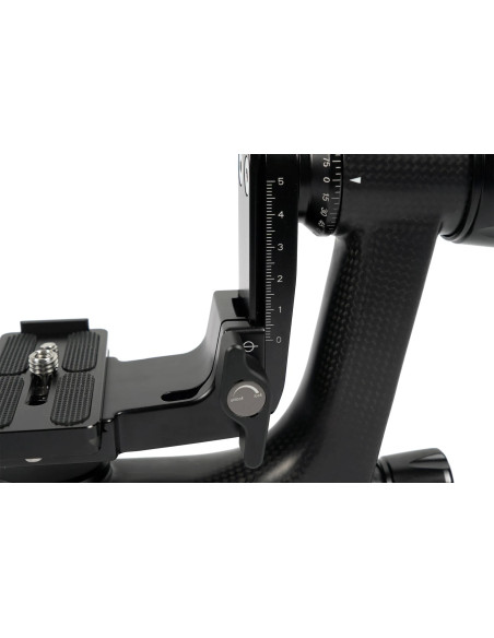 Testa Gimbal PH-10 in Fibra di Carbonio e Alluminio