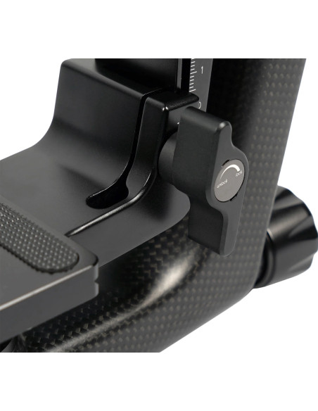 Testa Gimbal PH-10 in Fibra di Carbonio e Alluminio