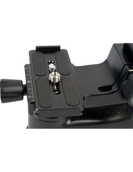 Testa Gimbal PH-10 in Fibra di Carbonio e Alluminio