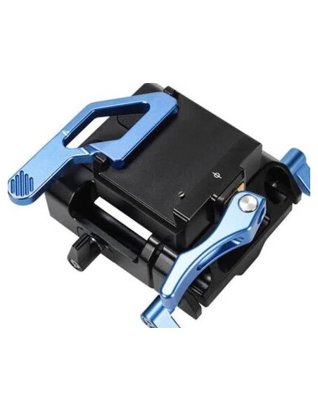 SIRUI BASE PLATE COMPATIBILE CON PIASTRA ARRI DOVETAIL KIT CON RODS E SUPPORTO LENS