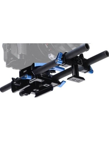 SIRUI BASE PLATE COMPATIBILE CON PIASTRA ARRI DOVETAIL KIT CON RODS E SUPPORTO LENS