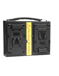 NANLITE CARICA BATTERIA BT-CGV-26V-2 DOPPIO PER 26V V-MOUNT