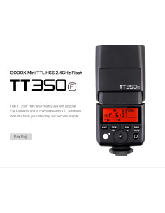GODOX TT-350F SPEEDLITE PER FUJI