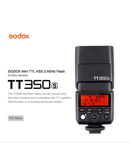 TT-350 Mini TTL HSS 2.4GHz Sony Multinterface