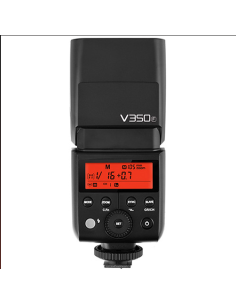 GODOX V-350N SPEEDLITE PER NIKON, BATTERIA LITIO