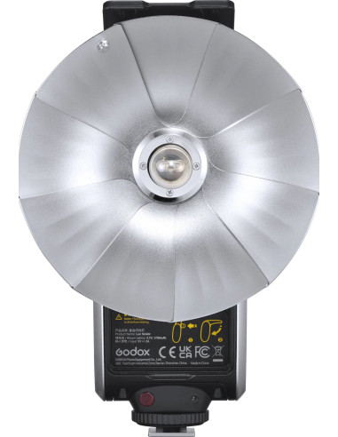 Retro Camera Flash Lux Senior Nero