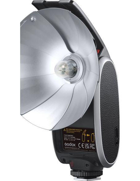 Retro Camera Flash Lux Senior Nero