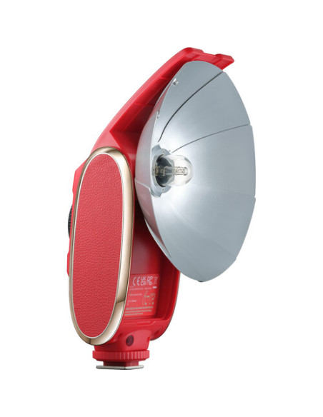 Retro Camera Flash Lux Senior Rosso