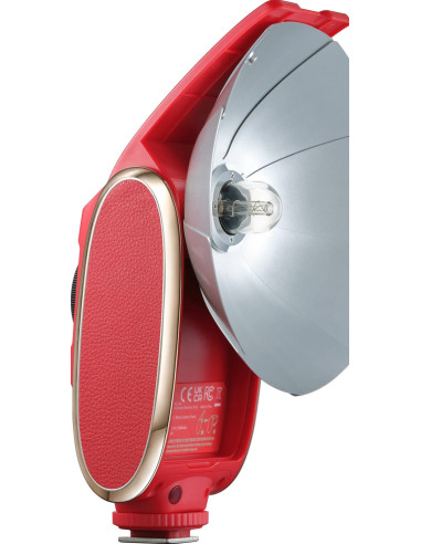 Retro Camera Flash Lux Senior Rosso