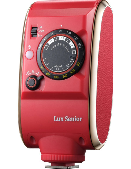 Retro Camera Flash Lux Senior Rosso