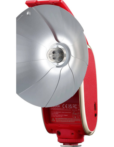 Retro Camera Flash Lux Senior Rosso