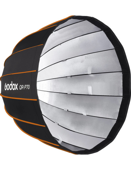 GODOX QR-P70 SOFT BOX PARABOLICO DIAM 70 CM CON SISTEMA QUICK RELEASE