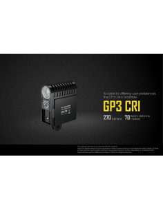 NITECORE ILLUMINATORE LED GP3 CRI PER ACTION CAM 270 LUMENS BATTERIA NLGP3 INCLUSA