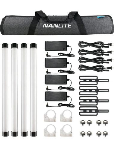 NANLITE PAVOTUBE II 15X LED RGB PIXEL 35W 60 CM KIT 4 PEZZI