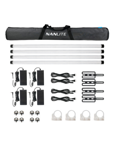 NANLITE PAVOTUBE II 30X LED RGB PIXEL 70W 120 CM KIT 4 PEZZI