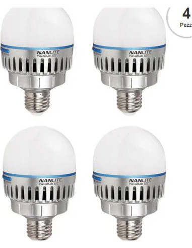 Kit Pavo Bulb 10C RGBWW 4 Pezzi + Accessori