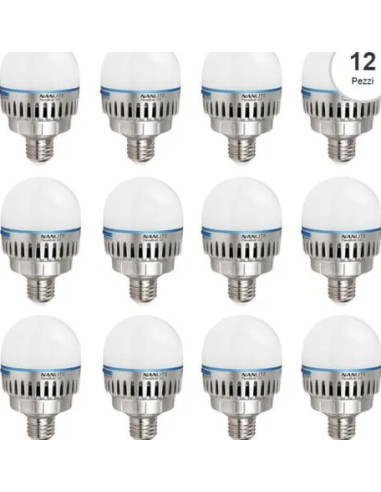 Kit Pavo Bulb 10C RGBWW 12 Pezzi + Accessori