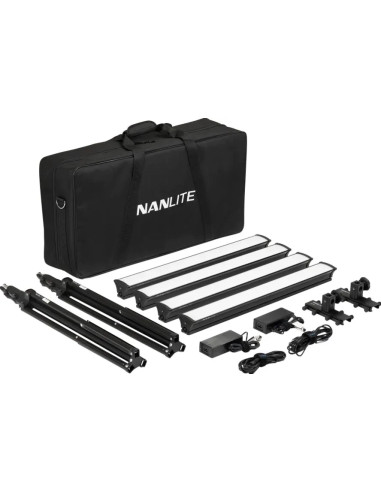 NANLITE KIT LUCE STUDIO LG-E60 4KIT LED