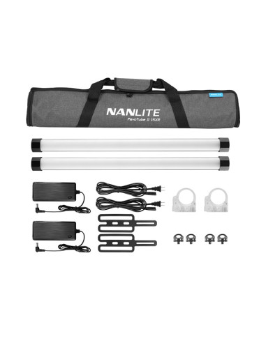 NANLITE PAVOTUBE II 15XR 2 KIT LED TUBE LIGHT WITH LUMENRADIO