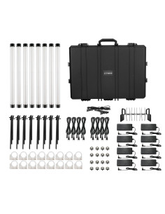 NANLITE PAVOTUBE II 15XR 8 KIT LED TUBE LIGHT WITH LUMENRADIO