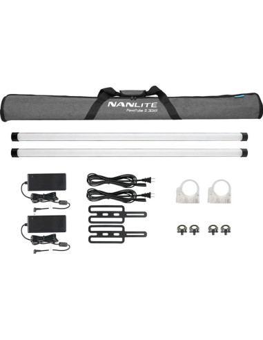 NANLITE PAVOTUBE II 30XR 2 KIT LED TUBE LIGHT WITH LUMENRADIO