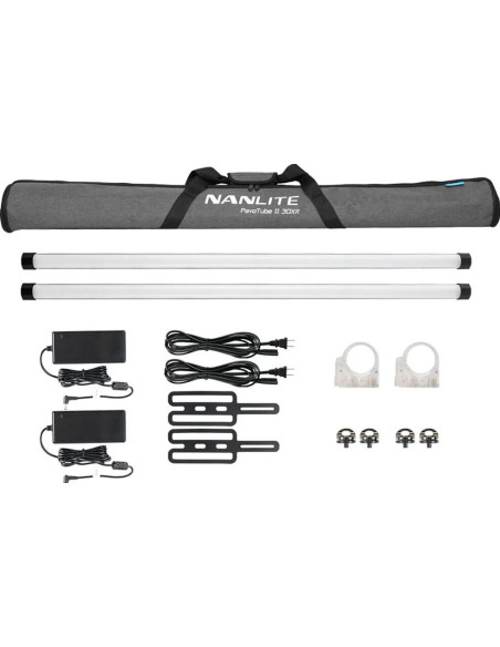 NANLITE PAVOTUBE II 30XR 2 KIT LED TUBE LIGHT WITH LUMENRADIO
