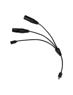 NANLITE CAVO DMX-USBC-1/3 II CABLE SPLITTER II FOR PAVOTUBE II 6XR/PAVOTUBE T8-7X/PAVOBULB 10C