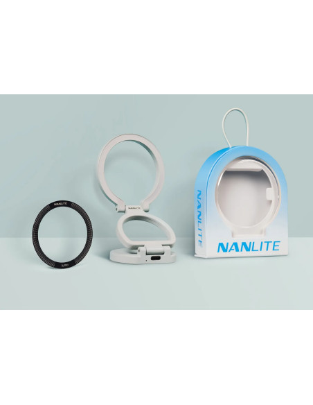 NANLITE LUMO PHONE RING LIGHT MAGSAFE COMPATIBLE MINT BLUE