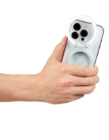 NANLITE LUMO PHONE RING LIGHT MAGSAFE COMPATIBLE MINT BLUE