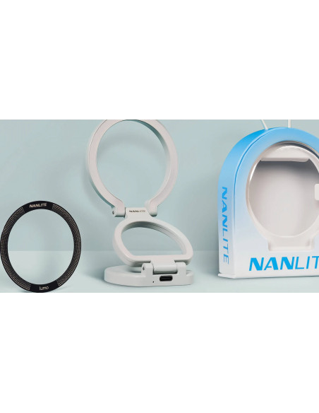 NANLITE LUMO PHONE RING LIGHT MAGSAFE COMPATIBLE MINT BLUE