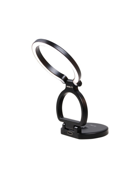 Lumo Bi-Color LED Ring Light Polar Black