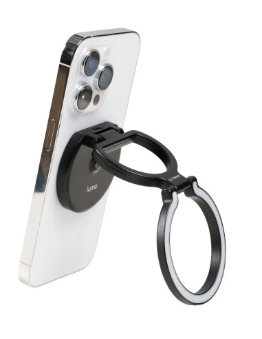 Lumo Bi-Color LED Ring Light Polar Black