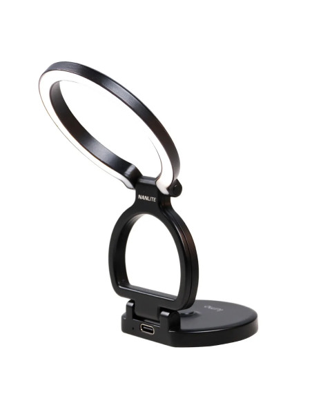 Lumo Bi-Color LED Ring Light Polar Black