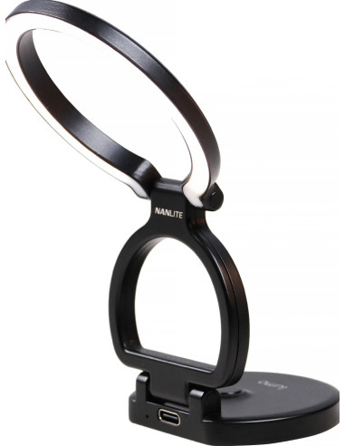 Lumo Bi-Color LED Ring Light Polar Black