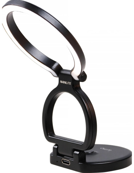 Lumo Bi-Color LED Ring Light Polar Black