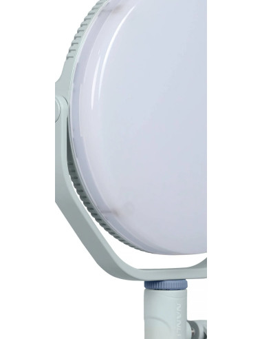 NANLITE MIRO 30C LED FULL-COLOR ROUND PANEL LIGHT MINT BLUE