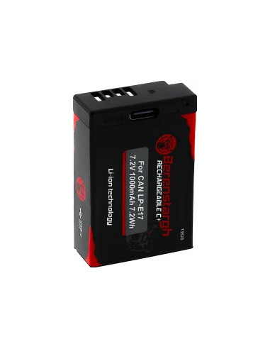 BERENSTARGH BATTERY WITH USB-C INPUT FOR CANON LP-E17