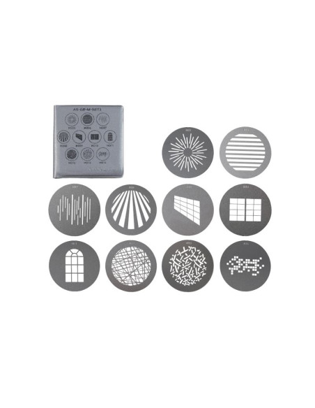 Set di gobo per PJ-BM 25-45 SET1 10pz - Size M