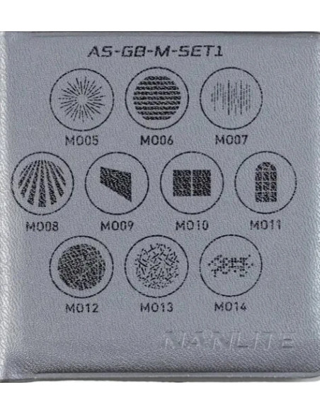 Set di gobo per PJ-BM 25-45 SET1 10pz - Size M