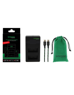 PATONA PREMIUM TWIN PERFORMANCE PD CHARGER FOR FUJI NP-W126 HS30 EXR HS30EXR HS-30EXR HS33 EXR HS33EXR HS-33EXR XPRO 1 X-PRO 1 I