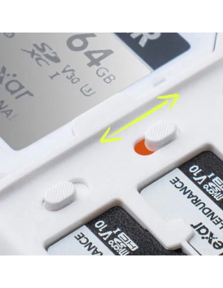 PGYTECH P-GM-396 CREATEMATE HIGH-SPEED MINI CARD READER CASE IVORY WHITE